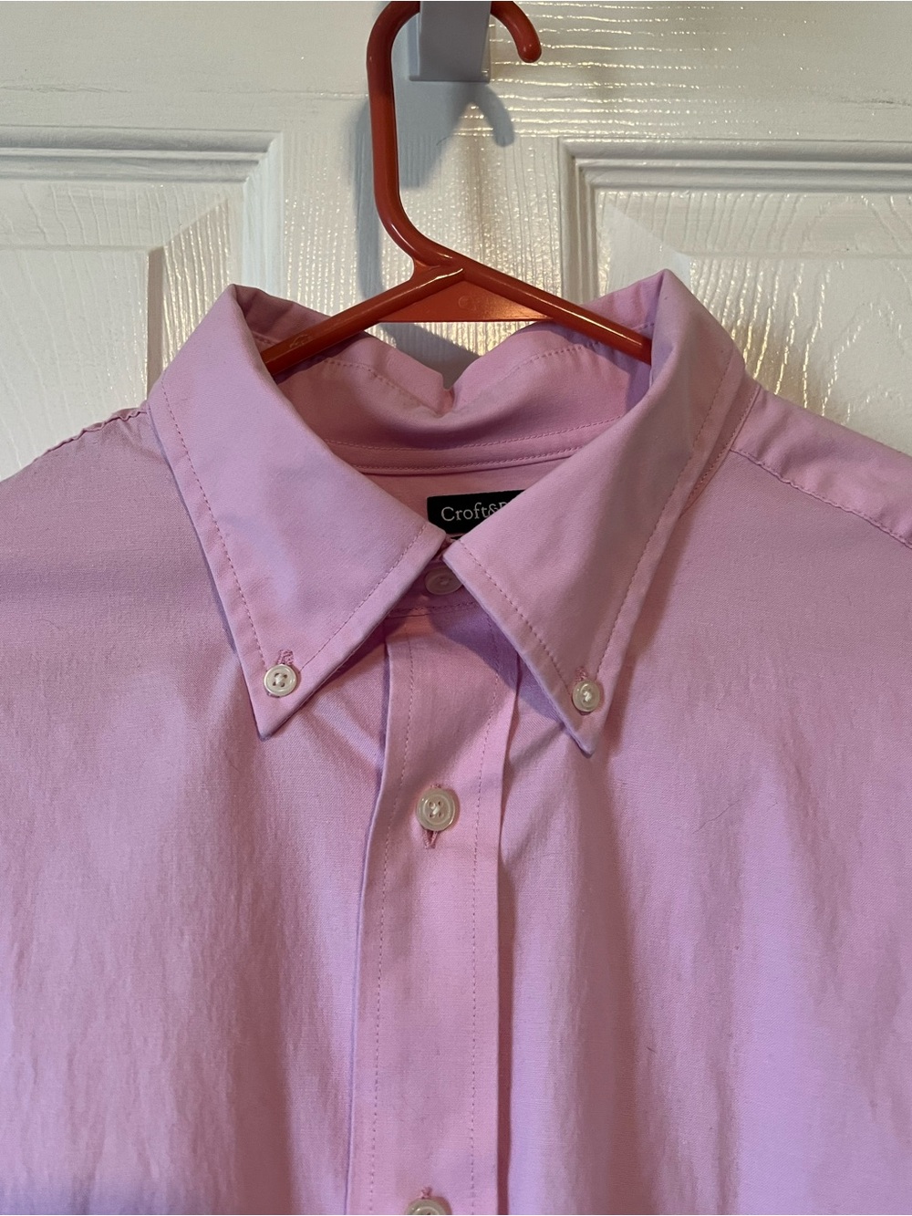 croft & barrow Men's Button-Down Shirt in Light Pink